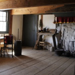 The Wyckoff farmhouse's original room, the 17th-Century "Old Kitchen," c. 1652, as currently interpreted